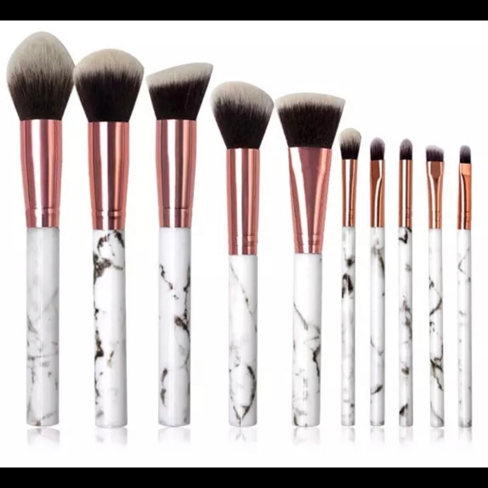 10 make up brush set